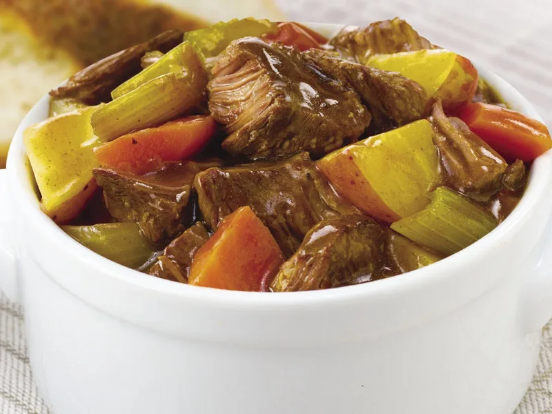 Instant Pot Beef Stew with Vegetables and Seasoning Mix