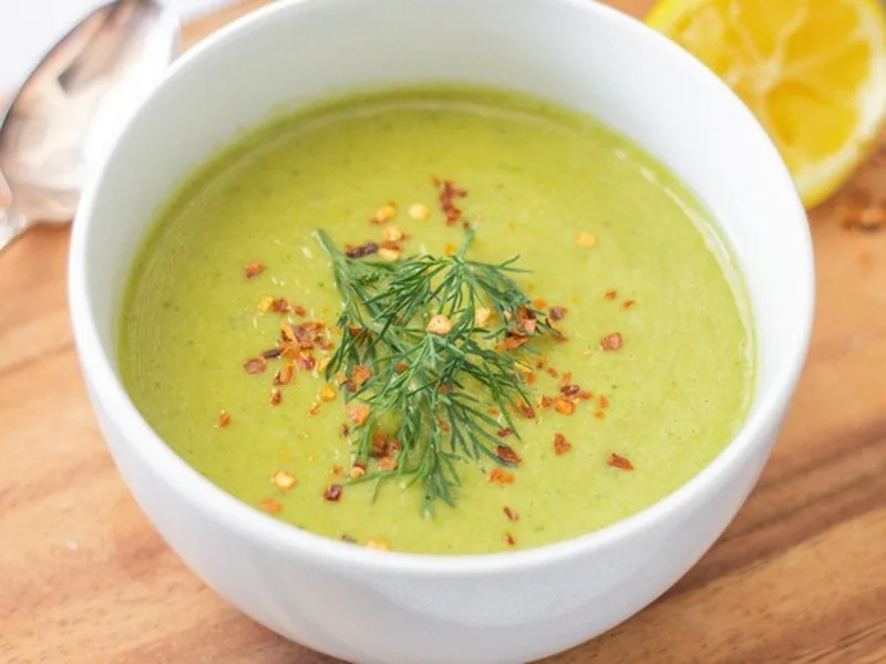 Easy Cream of Asparagus Soup with Lemon
