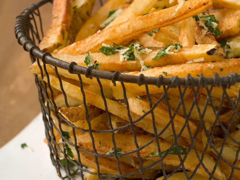 Air Fryer Crispy Pecorino Romano Cheese Fries