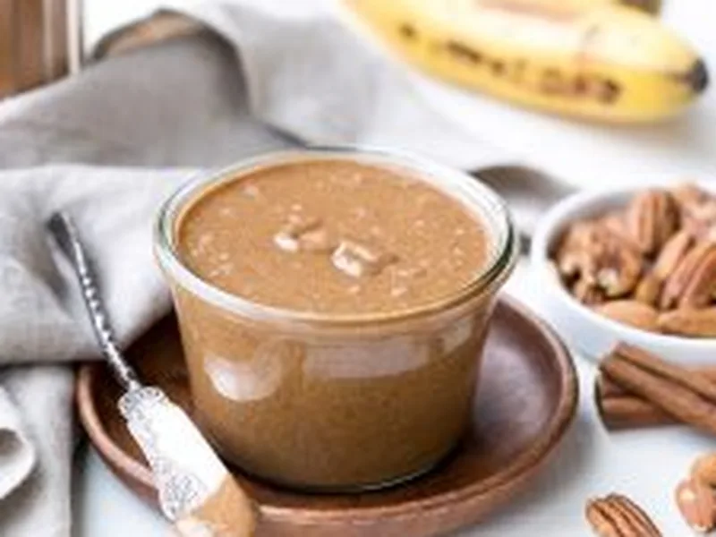 Homemade Banana Pecan Almond Butter