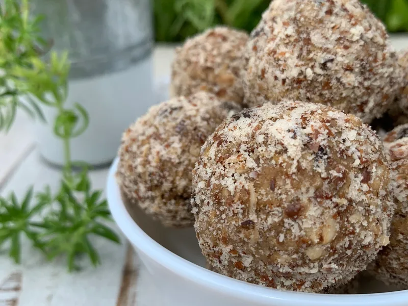 Sunflower Hemp Granola Bites No-Bake Energy