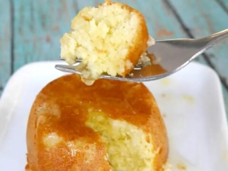 Low Carb Sticky Toffee Pudding with Warm Sauce