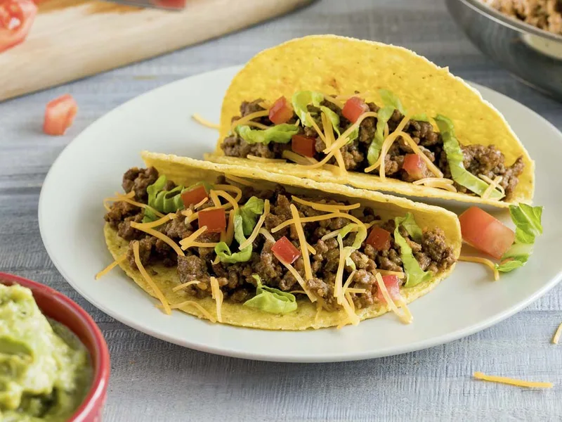 Easy Ground Beef Tacos with Seasoning Mix