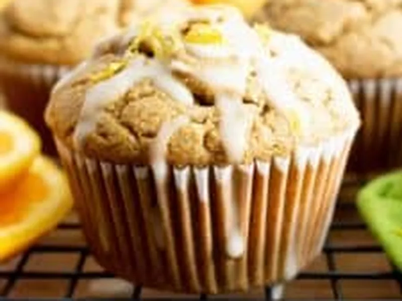 Gluten-Free Orange Cardamom Vegan Muffins