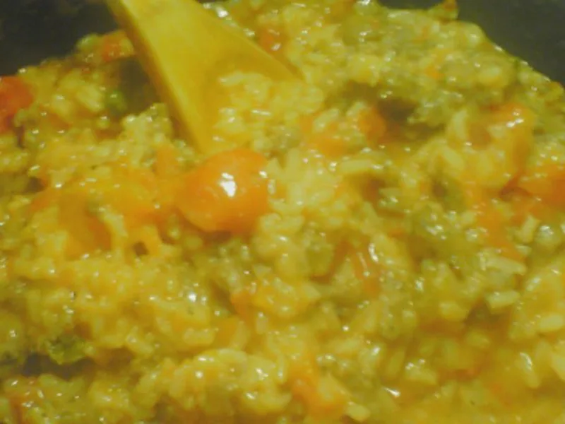 Italian Sausage and Bell Pepper Paella