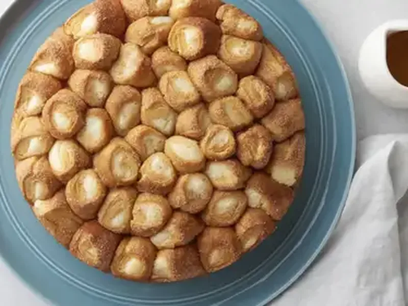 Maple French Toast Crescent Roll Bake with Cream Cheese Filling