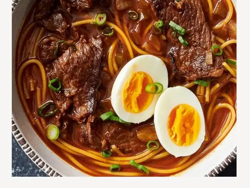 New Orleans Yakamein: Beef Noodle Soup