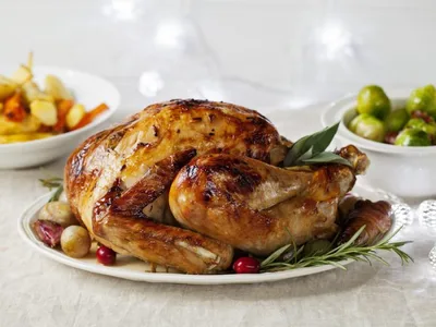 Halogen Oven Roast Turkey with Herb Butter