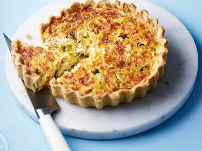 Chicken, Leek and Gruyère Tart