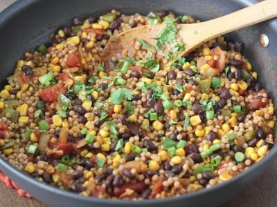 Tex-Mex Couscous Salad with Black Beans