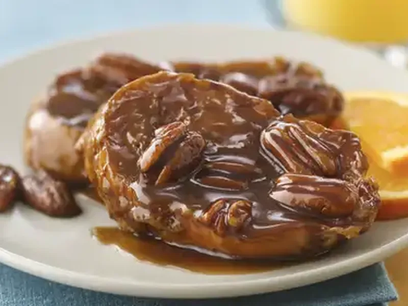 Overnight Baked Caramel-Pecan French Toast