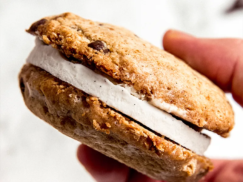 Paleo Tigernut Cookie Ice Cream Sandwiches