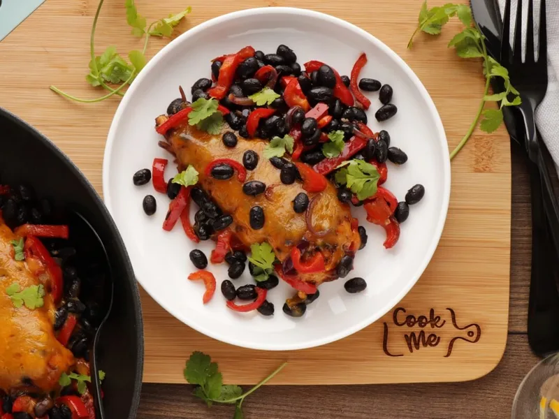 Santa Fe Skillet Chicken with Black Beans