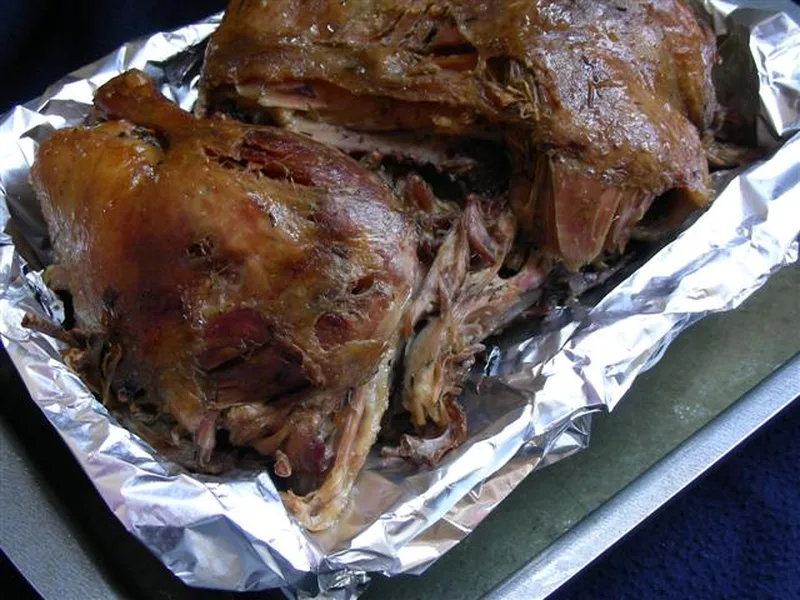 Slow Cooker Duck Confit with Garlic and Thyme