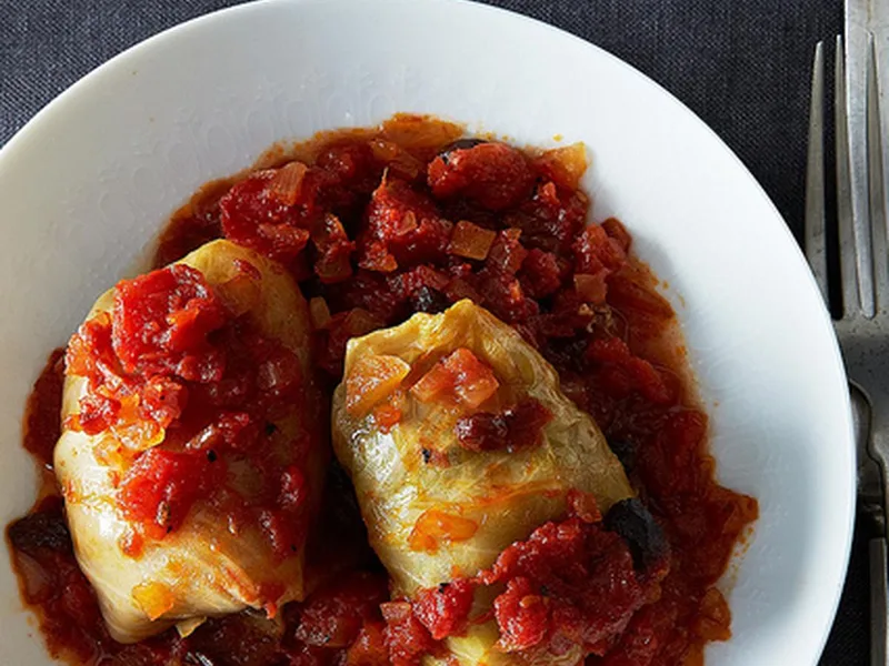 Joan Nathan's Jewish Sweet and Sour Stuffed Cabbage Rolls
