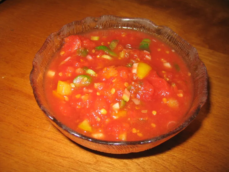 Fresh Pico De Gallo With Citrus and Roasted Heat