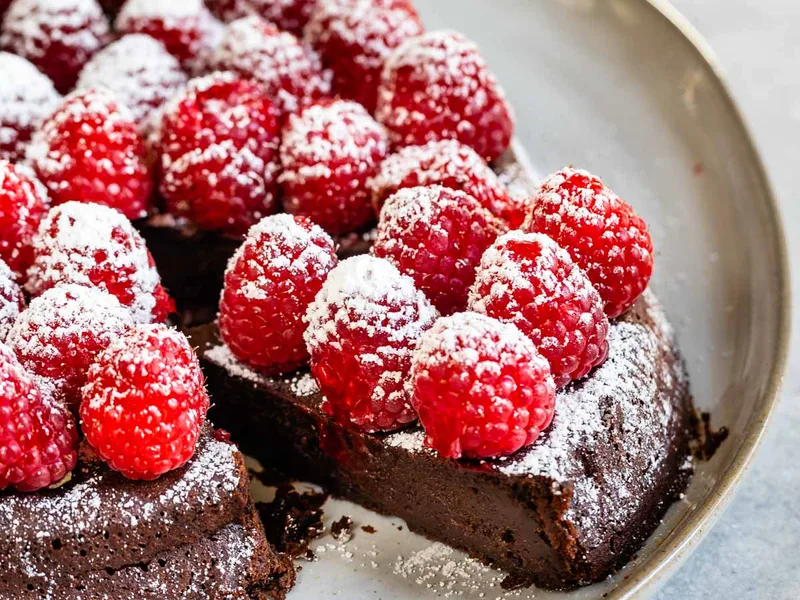 Flourless Chocolate Cake with Espresso and Cocoa