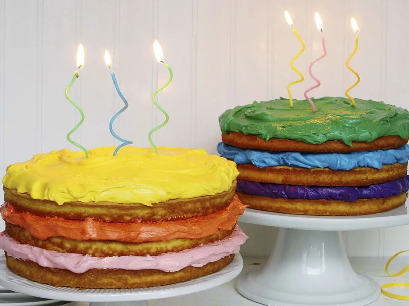 Three-Layer Naked Cake with Mix-and-Match Extracts