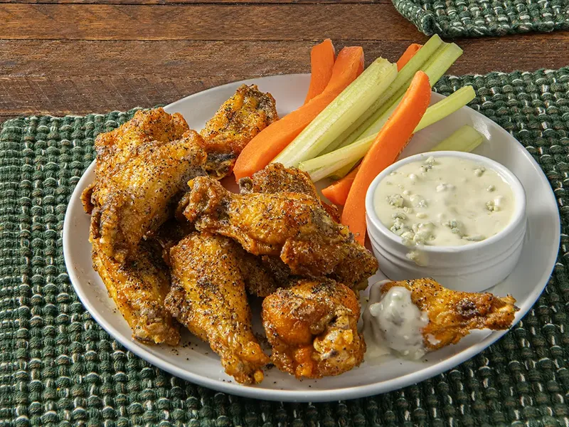 Grilled OLD BAY Malt Vinegar Wings