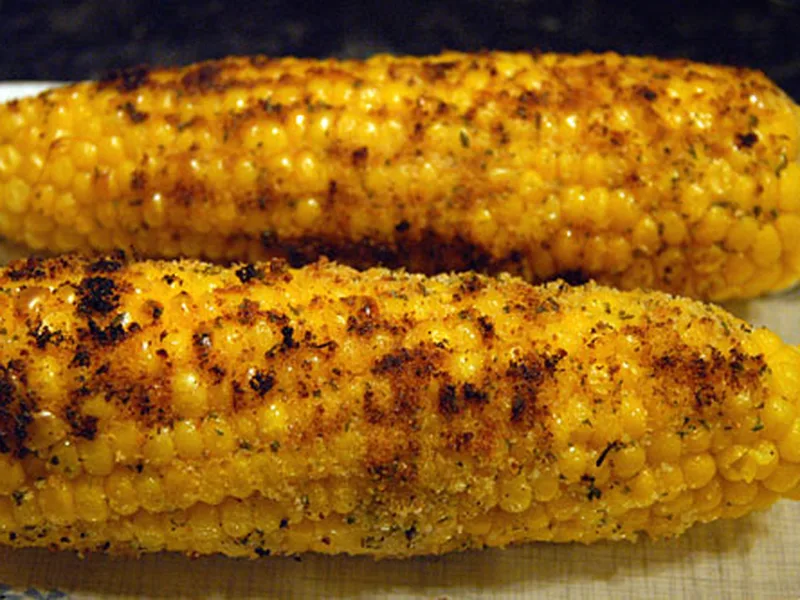 Garlic Butter Breadcrumb Corn on the Cob