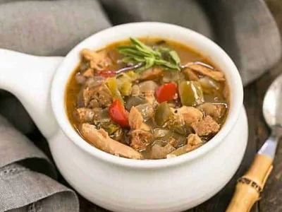 Classic Sausage and Chicken Gumbo with Dark Roux