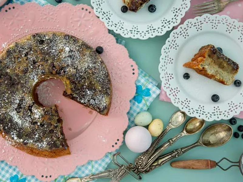 Passover Banana Chocolate Chip Cake with Potato Starch