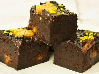 Dairy-Free Fudgy Pineapple Chocolate Brownies