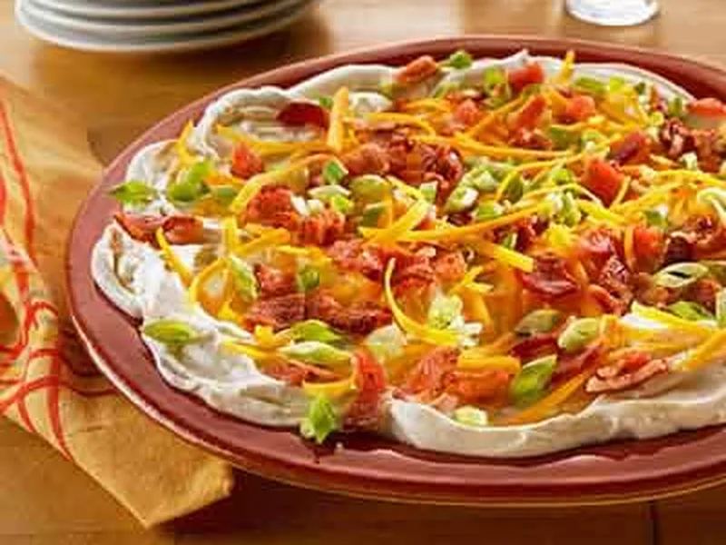 Bacon Ranch Layered Spread with Cheddar