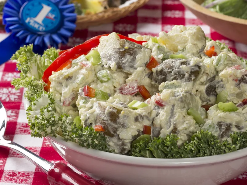 Creamy Potato Salad with Hard-Boiled Eggs