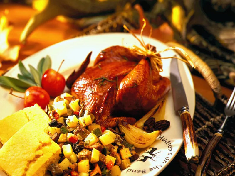 Wild Mushroom and Potato Stuffing with Country Pate