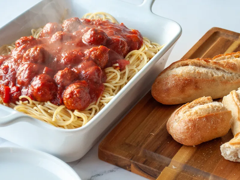 Slow-Cooker Spaghetti and Meatballs