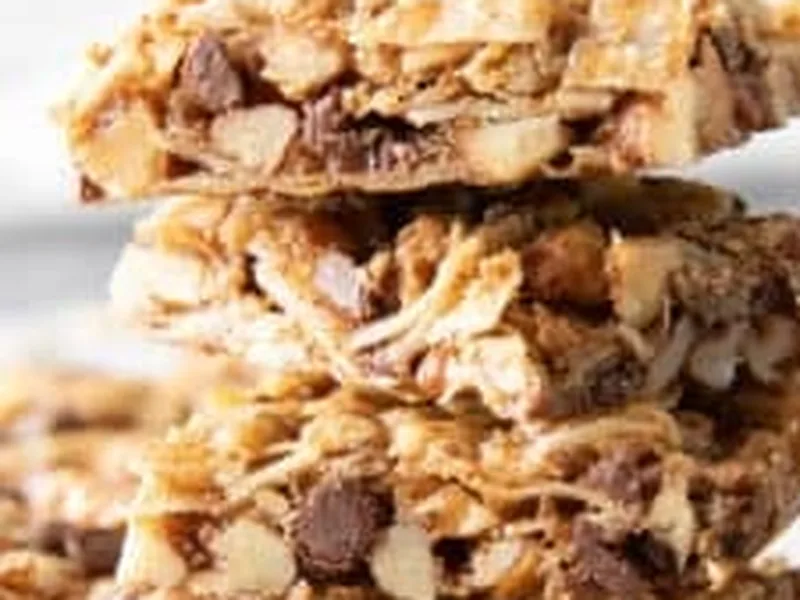 No-Bake Coconut Granola Bars, Paleo Grain-Free