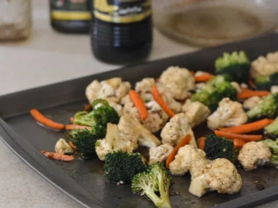 Balsamic Roasted Vegetable Medley with Brown Sugar Glaze