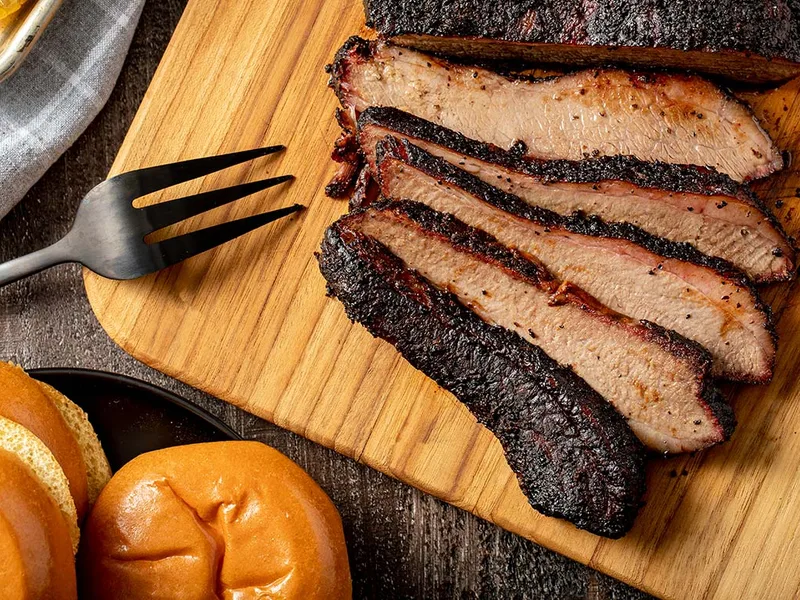 Smoked Black Pepper Brisket, 225°F Low and Slow