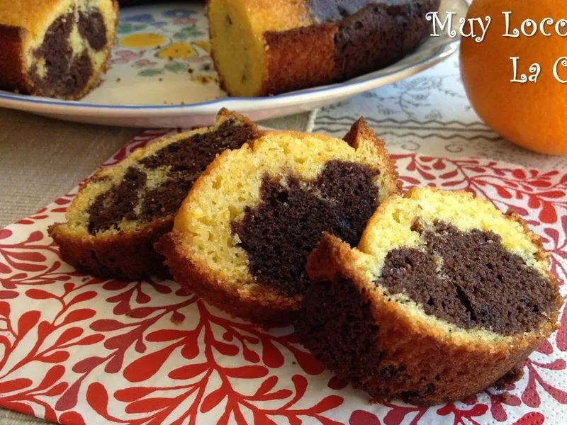 Orange Chocolate Marble Bundt Cake