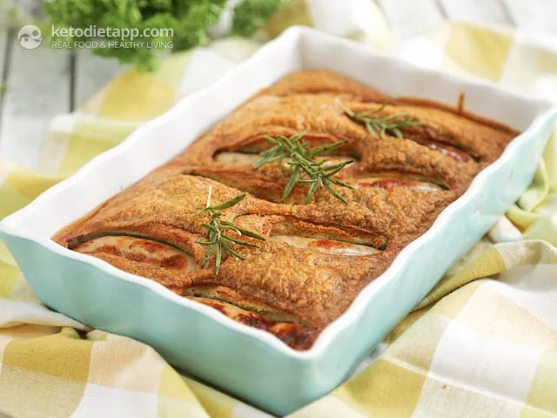 Keto Toad in the Hole with Almond Flour Batter