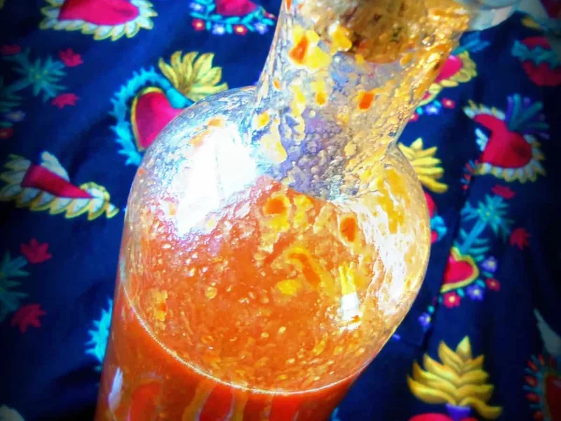 Chile De Arbol Vinegar Hot Sauce