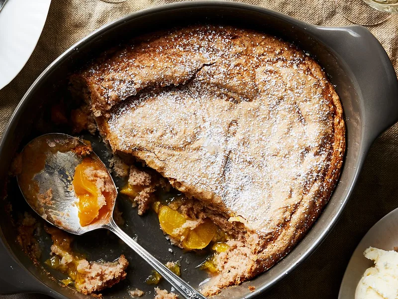 Easy Peach Cobbler with Cake Mix and Lemon-Lime Soda