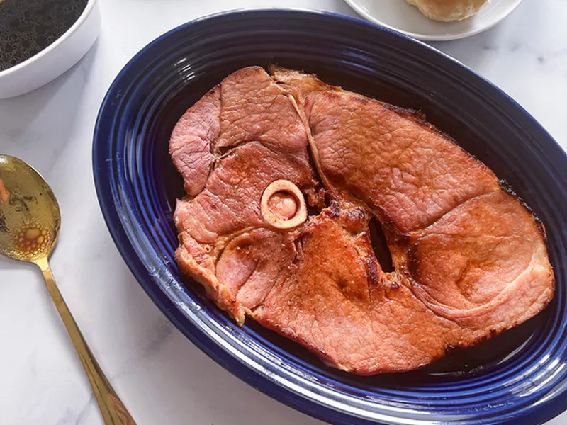 Country Ham with Red Eye Gravy and Black Coffee