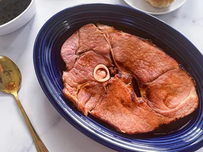 Country Ham with Red Eye Gravy and Black Coffee