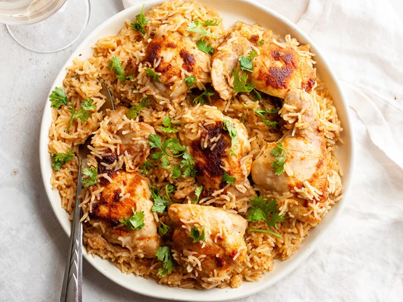 One-Pot Chicken and Rice with Smoked Paprika Seasoning