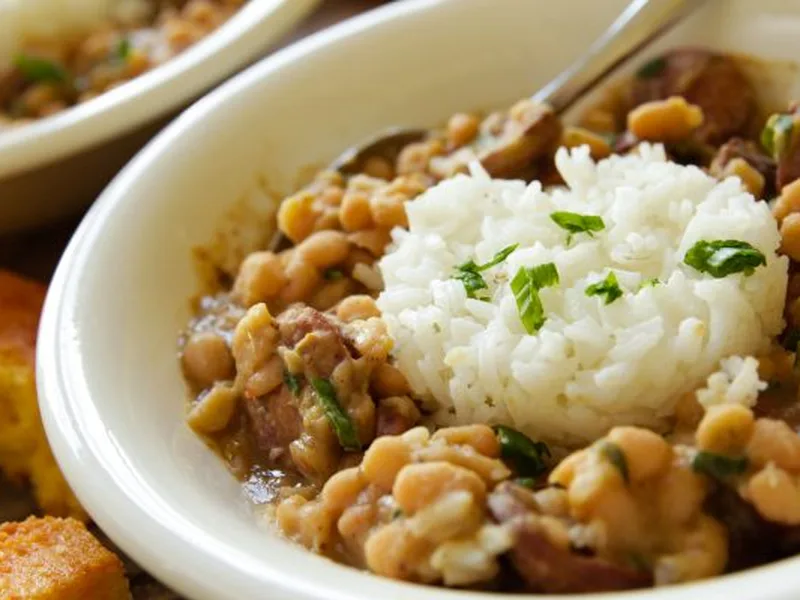 Instant Pot New Orleans White Beans with Ham