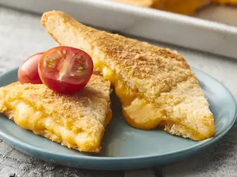 Sheet Pan Baked Grilled Cheese Sandwiches with Crescent Dough