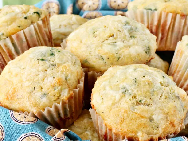 Overnight Buttermilk Herb Fontina Cornmeal Muffins