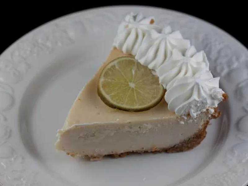 Key Lime Pie with Cream of Coconut and Graham Crust