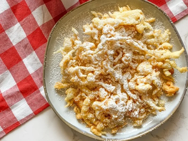 Easy Funnel Cake Fried in Oil