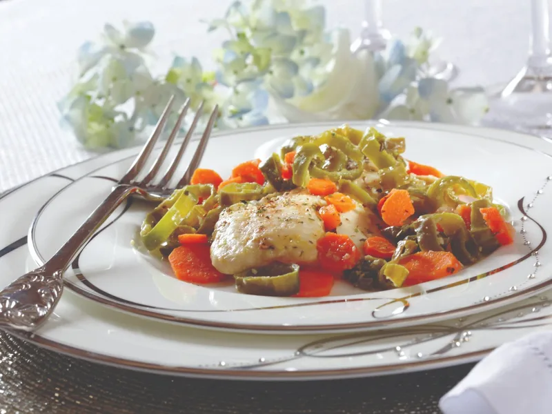 Hot and Spicy Tilapia with Peppers and Carrots