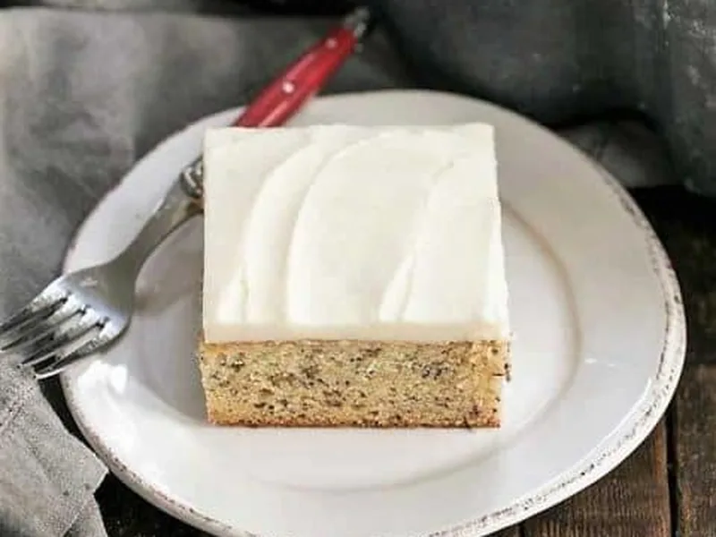 Sour Cream Banana Cake with Cream Cheese Frosting