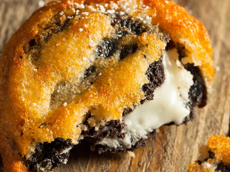 Air Fryer Fried Oreos with Pancake Mix Batter
