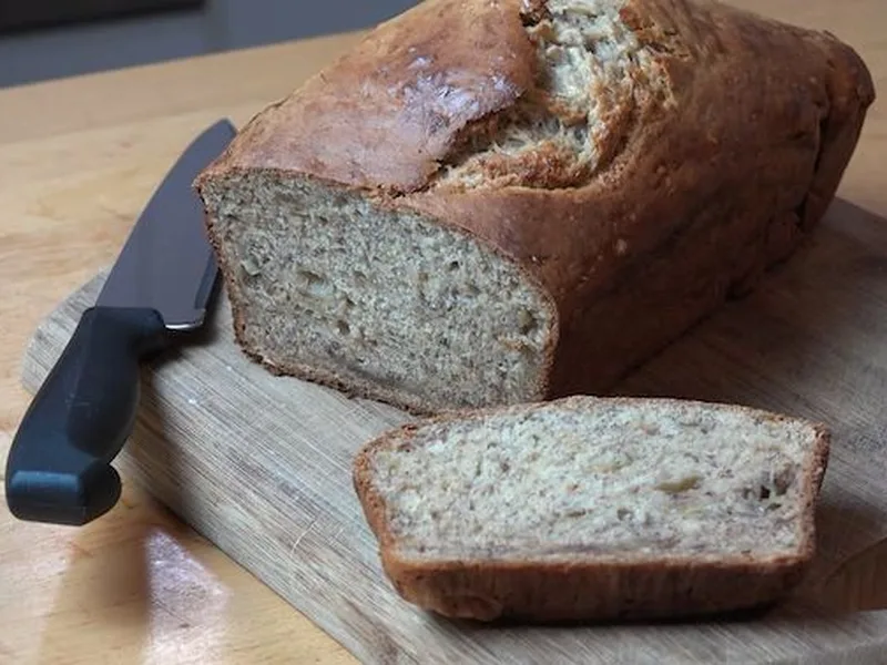 3-Ingredient Banana Bread with Cinnamon